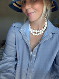Star Necklace - Large - Coconut