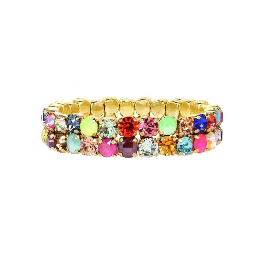 Olivia 2 Strand Mini Stretch Bracelet