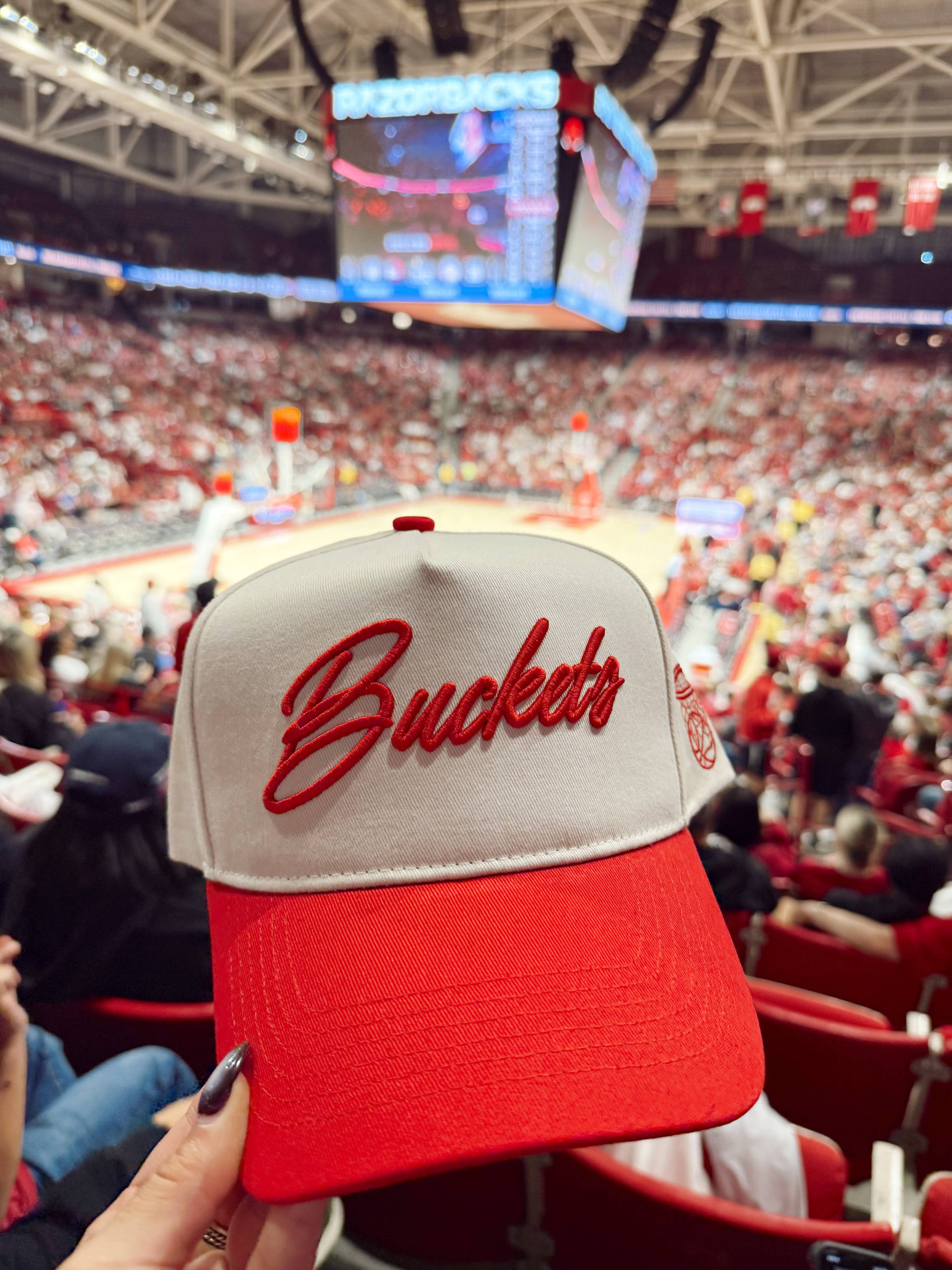 Buckets - Red Vintage Trucker Hat