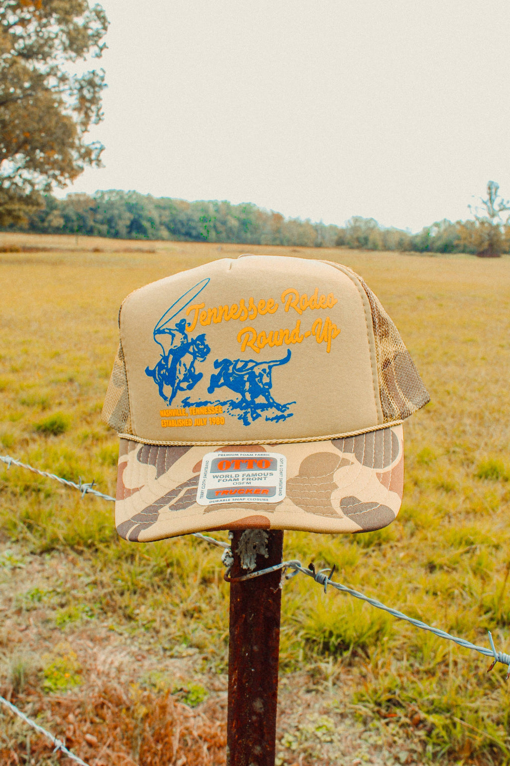 Tennessee Rodeo Round-Up, Western Trucker Hat