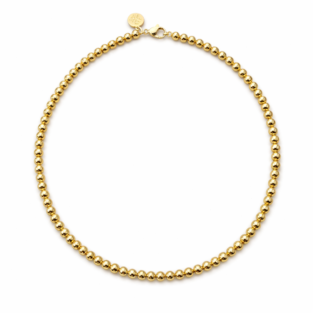 The Gilded Dot Necklace