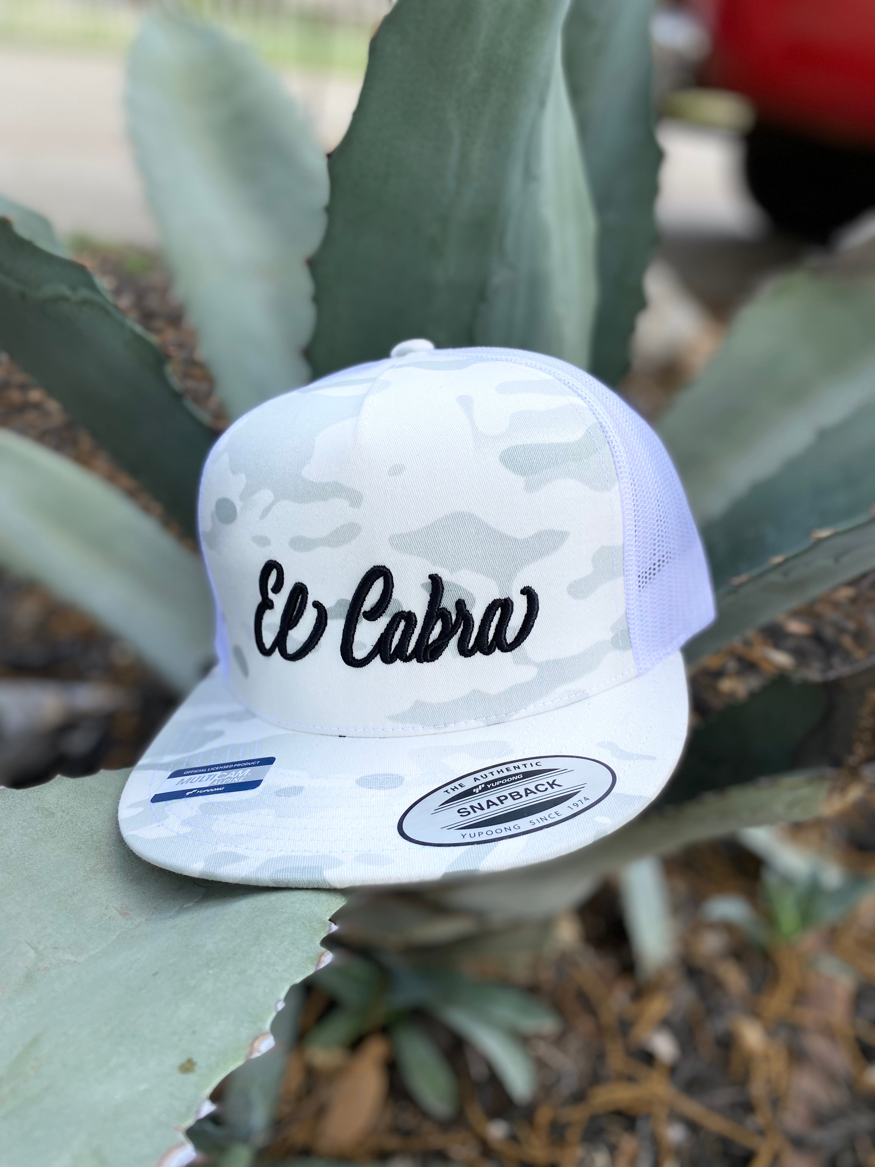 White Camo El Cabra Hat