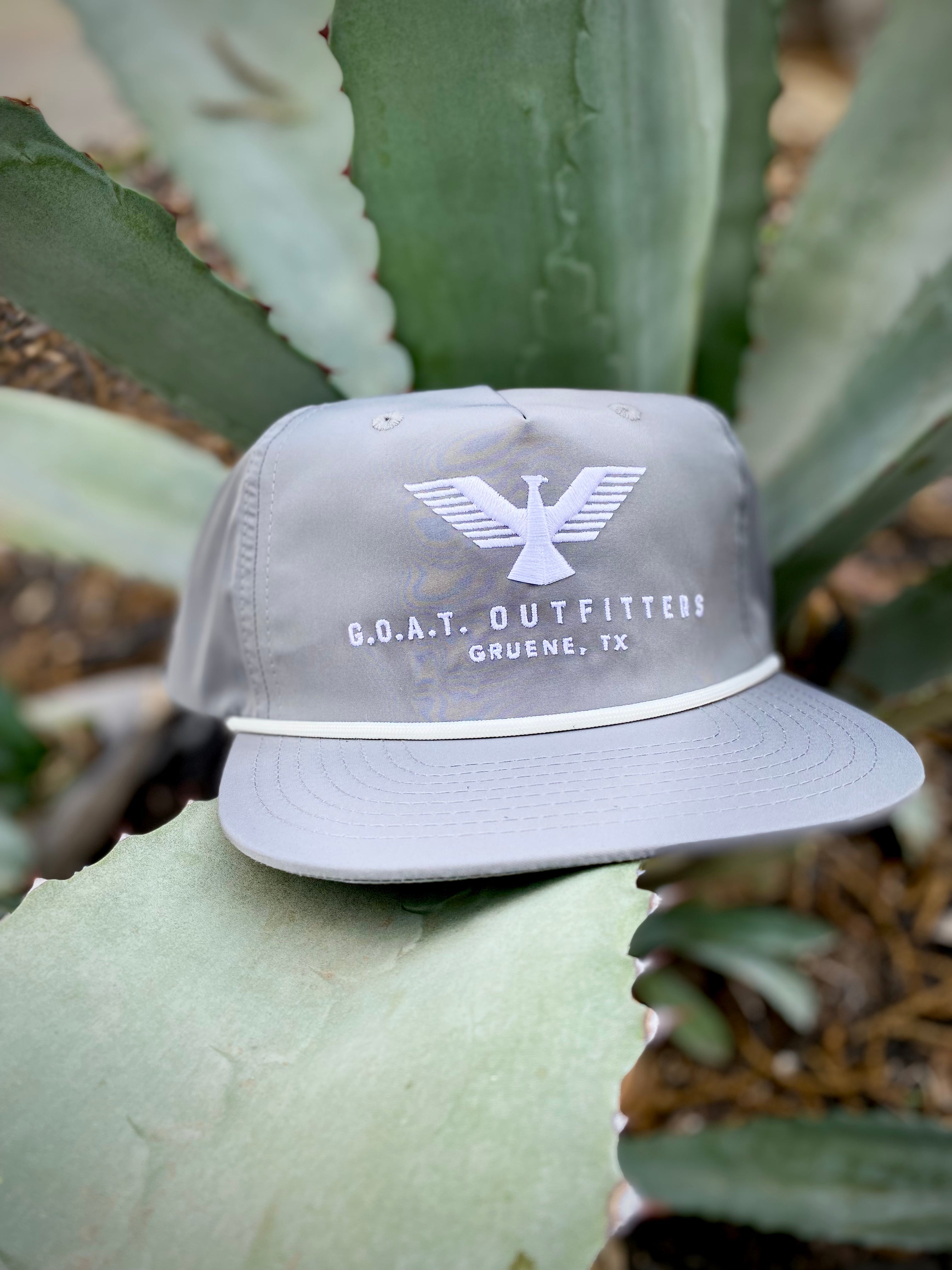Grey Gruene Goat Outfitters Hat