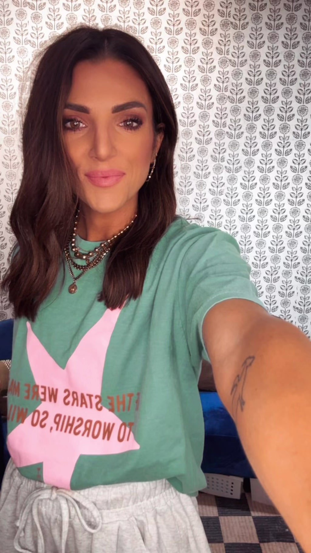 Cotton French Terry Pull-on Barrel Leg Pants