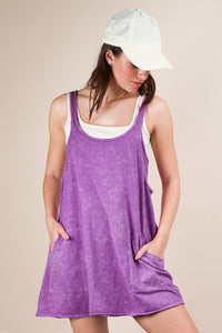 Mineral Wash Knit Athletic Dress