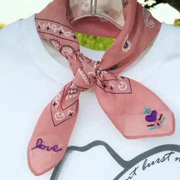 Embroidered Bandana