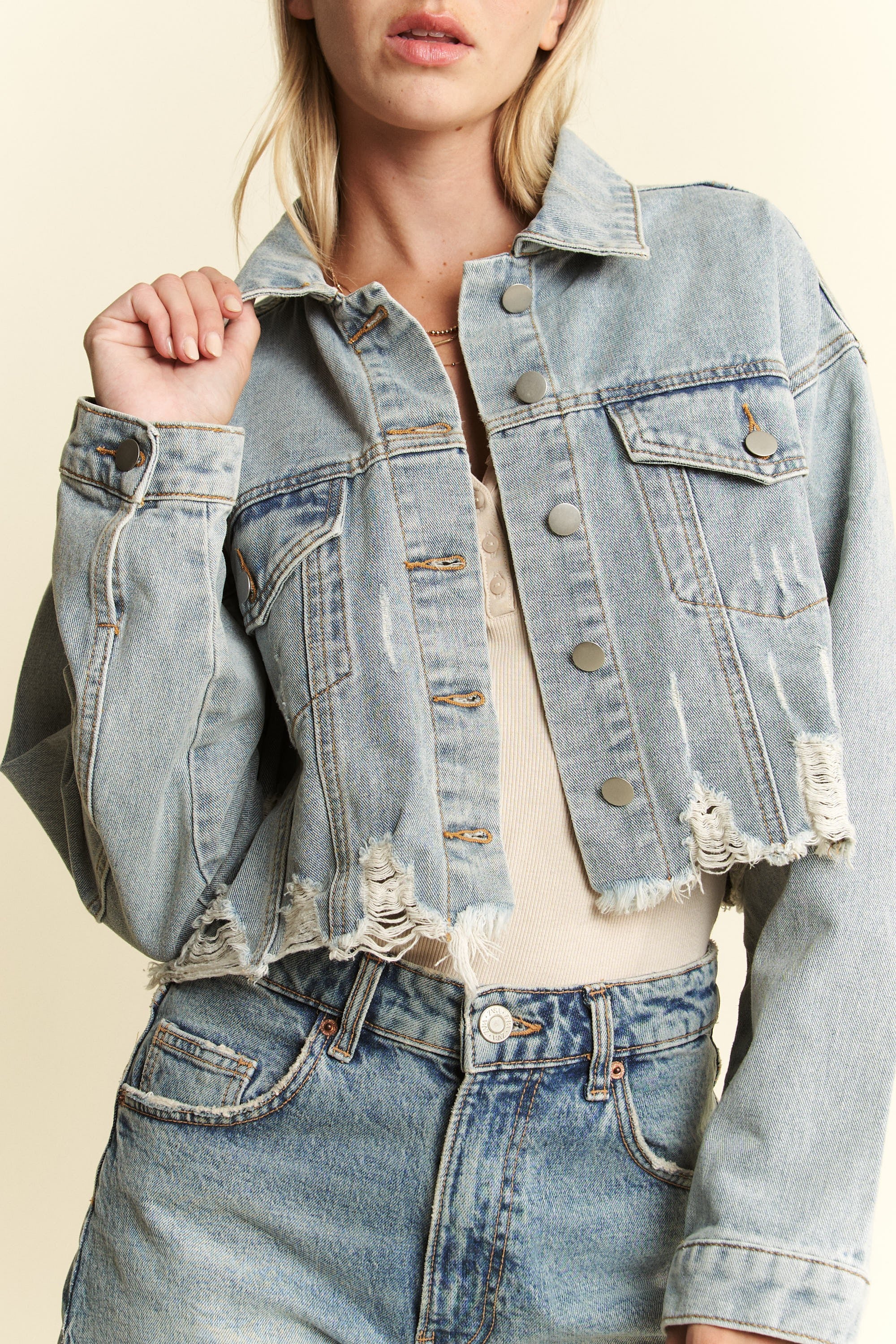 Smiley Denim Jacket