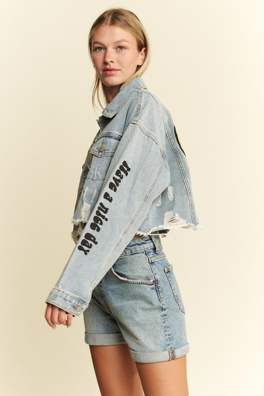 Smiley Denim Jacket