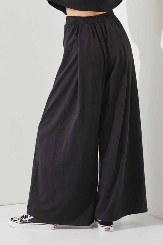 Terry Wide-Leg pats