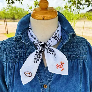 Embroidered Bandana